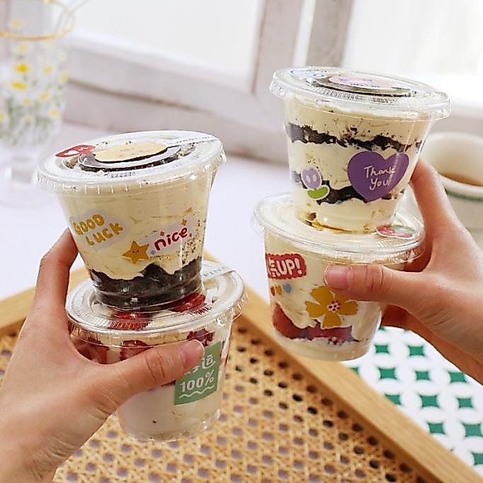 [ VELVEET ] Dessert Cup 250ml / Box Tiramisu Salad /Mika Dessert Cup 250ml