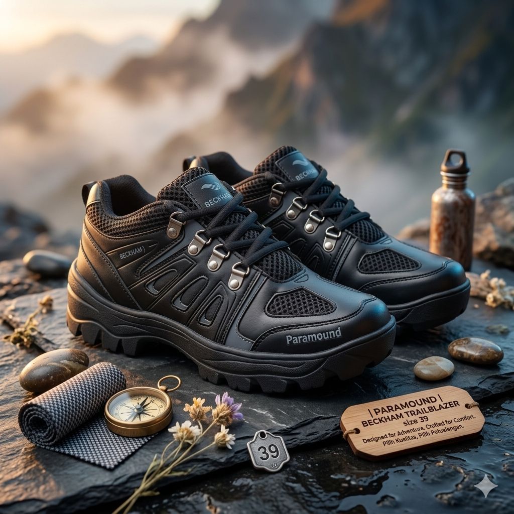 Gunung Beckham Paramount Sepatu Gunung Beckham Paramount Kulit Sepatu Hiking Pria Sepatu Pendaki Sep