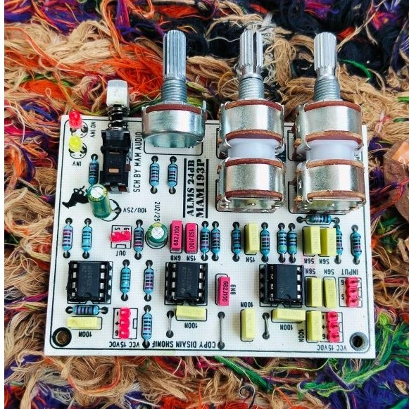kit crossover alms slope 24db bisa sublow bisa mid high