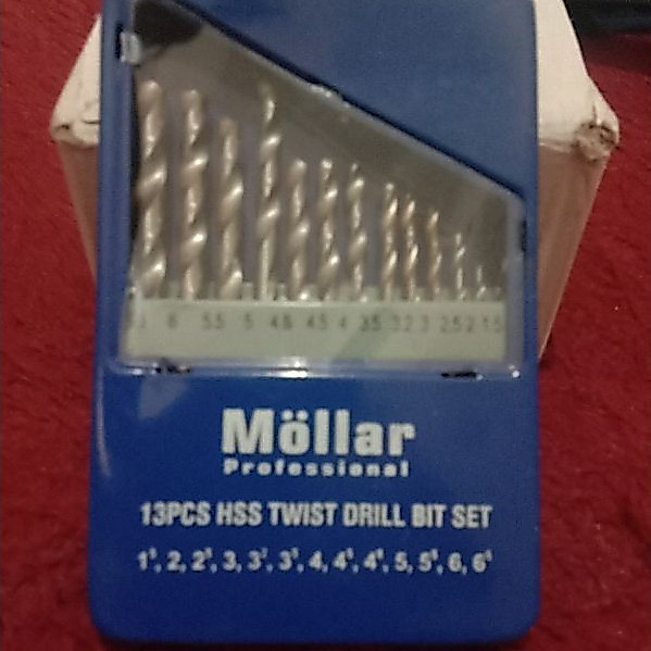 Mata Bor Besi Set 13pcs / Harga Mata Bor Set Lengkap