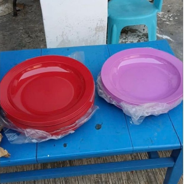 Blossom plate tupperware/piring tupperware