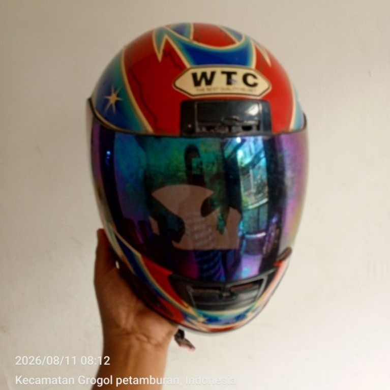 Helm Full Face WTC Classic Klasik Vintage Second Bekas Original