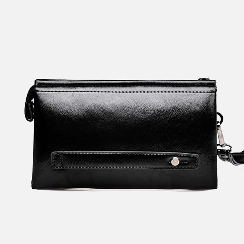 Dompet Panjang Pria Jeep Buluo - Clutch Kulit Premium Dengan Gantungan Tangan | Import Original Mult