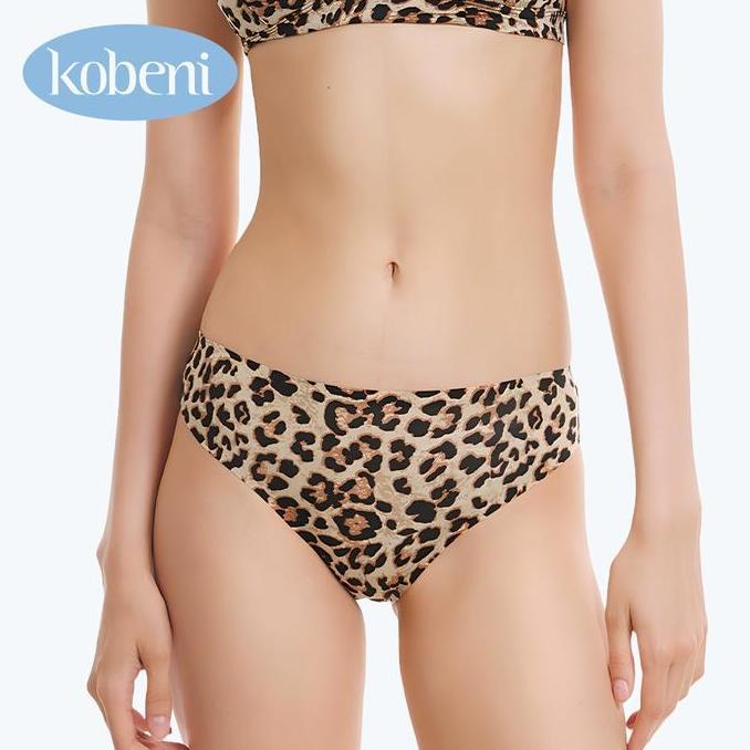 Cece- Kobeni Seamless Celana Dalam Nita Panties Sexy Leopard Cd Seamless Pasangan Model Coconut-Seam