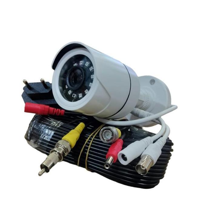 Cctv- Paket Kamera Cctv Langsung Colok Ke Monitor/ Tv 1000Tvl Outdoor In