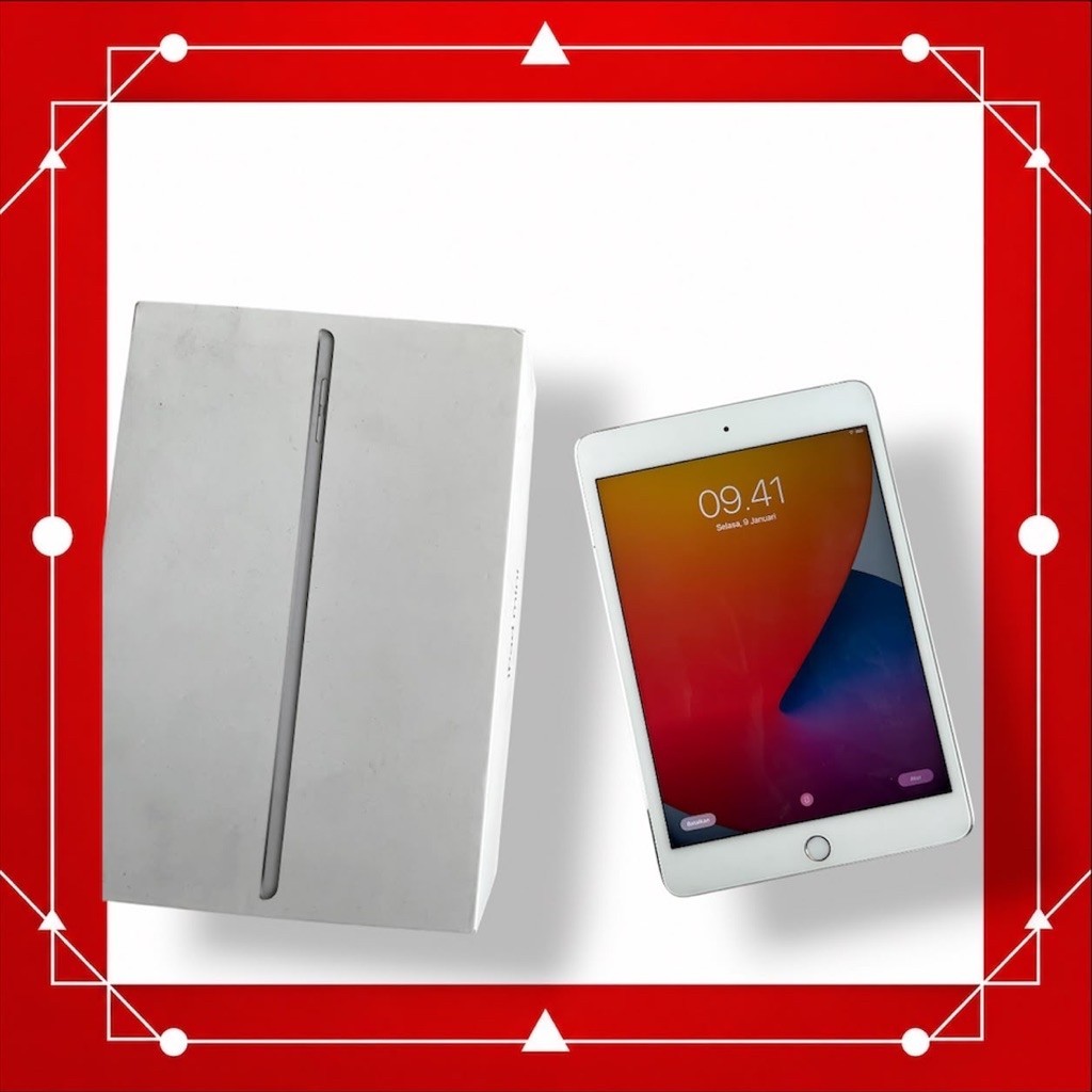 IPAD MINI 4 128 GB CELLULER & WIFI SECOND RESMI ( IMEI AMAN )