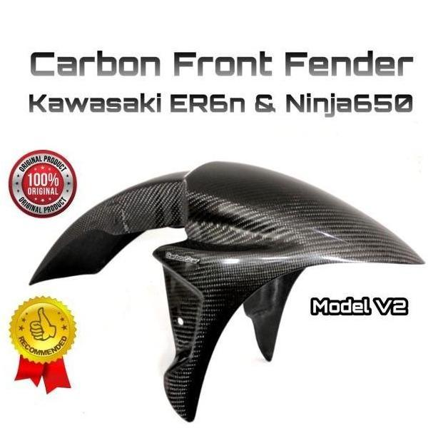 OK CARBONSTAR : SPAKBOR CARBON ER6N NINJA650 -NOT TAIL FENDER OHLINS ER6 *