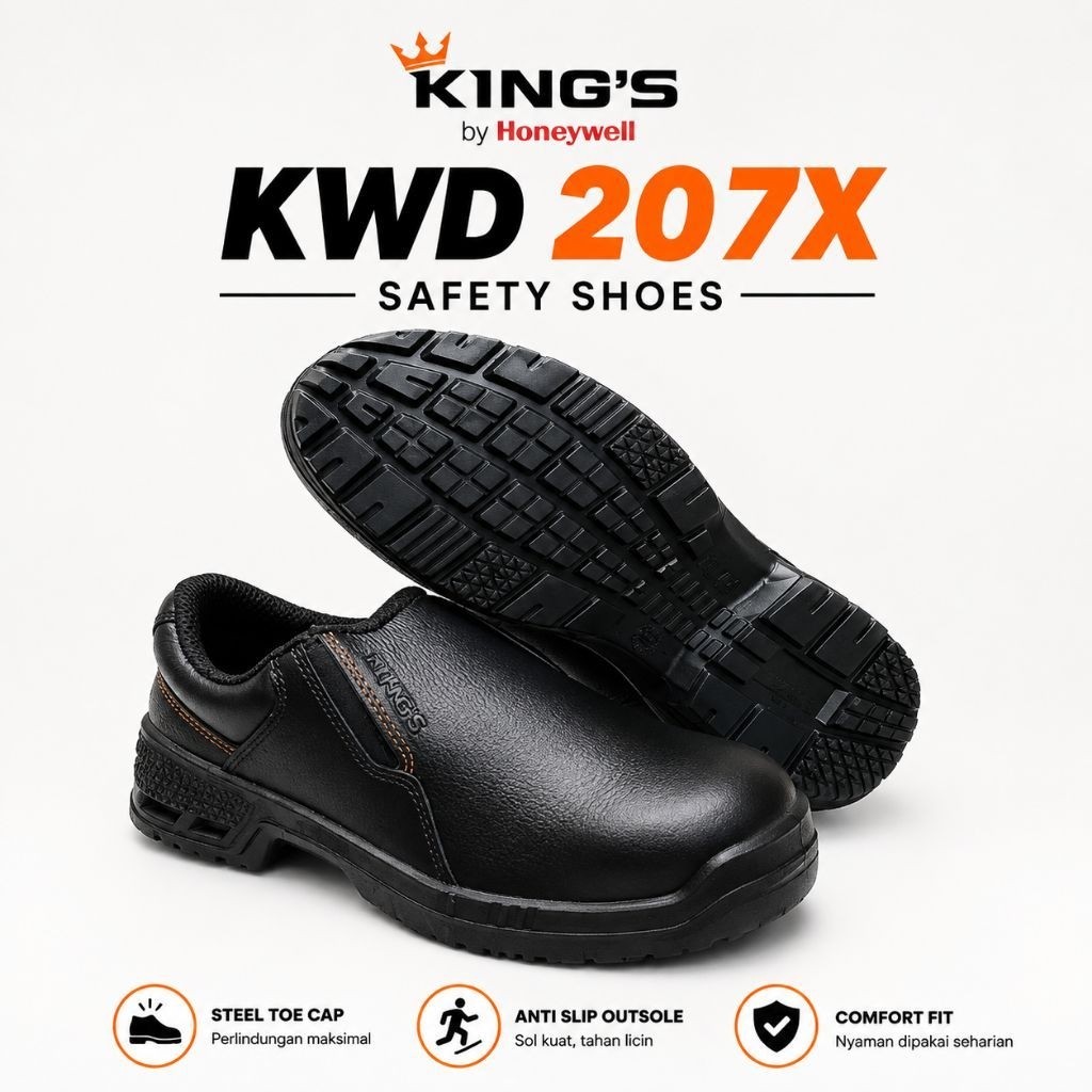 Sepatu Safety Shoes King's KWD 207 X By Honeywell - Kings KWD 207X