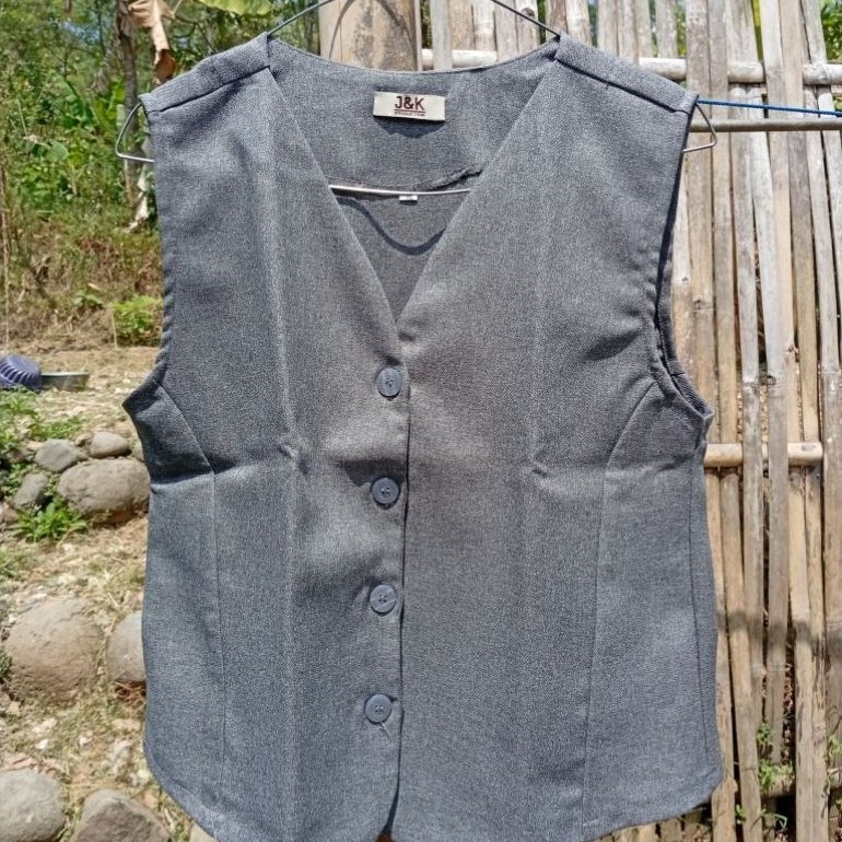 PRELOVE Vest Yearbook/outfit korean style/Rok span/Yearbook Amerika school