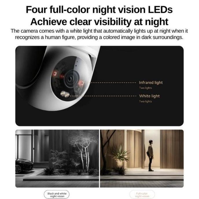 Cctv- Xiaomi Mi Cw300 2.5K Smart Ip Camera Cctv Outdoor Ip66 Terproof - Garansi Resmi