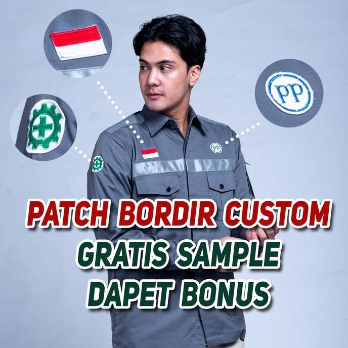 Patch Emblem Bordir Custom Desain