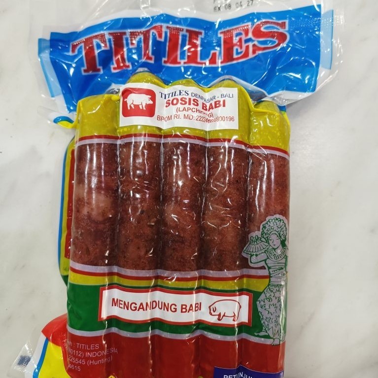 Sosis Babi Titiles / Lapciong Babi Titiles