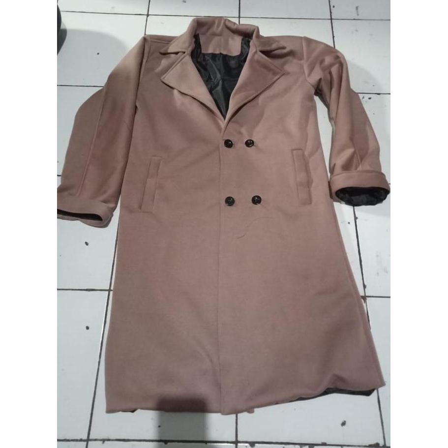Jas Wanita Long Coat Blazer Big Size Hangat Koreaan Style best quality JSS