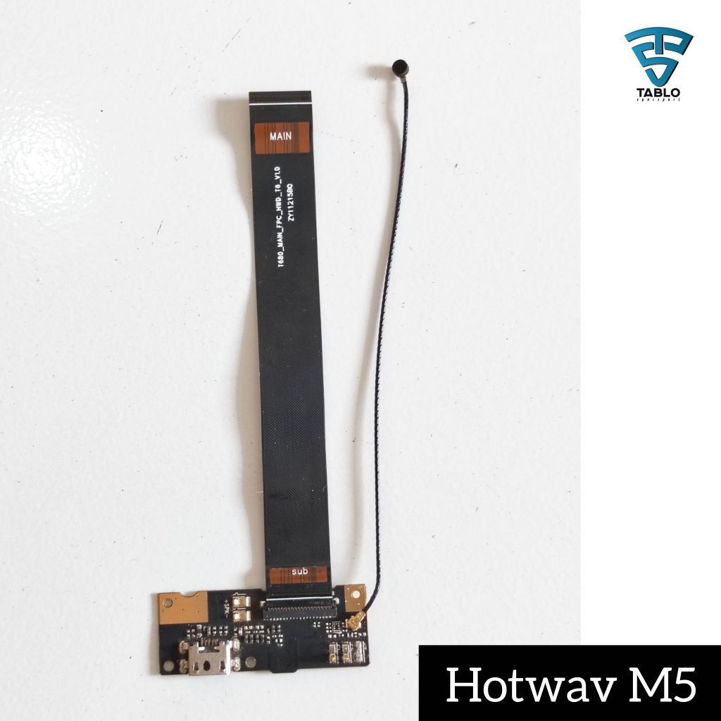 Fleksibel papan cas antena Hotwav M5 original copotan hp