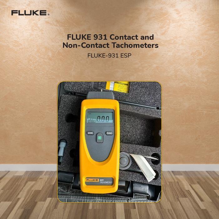 FLUKE 931 CONTACT AND NON-CONTACT TACHOMETERS - FLUKE-931 ESP ORIGINAL DAN TERPERCAYA