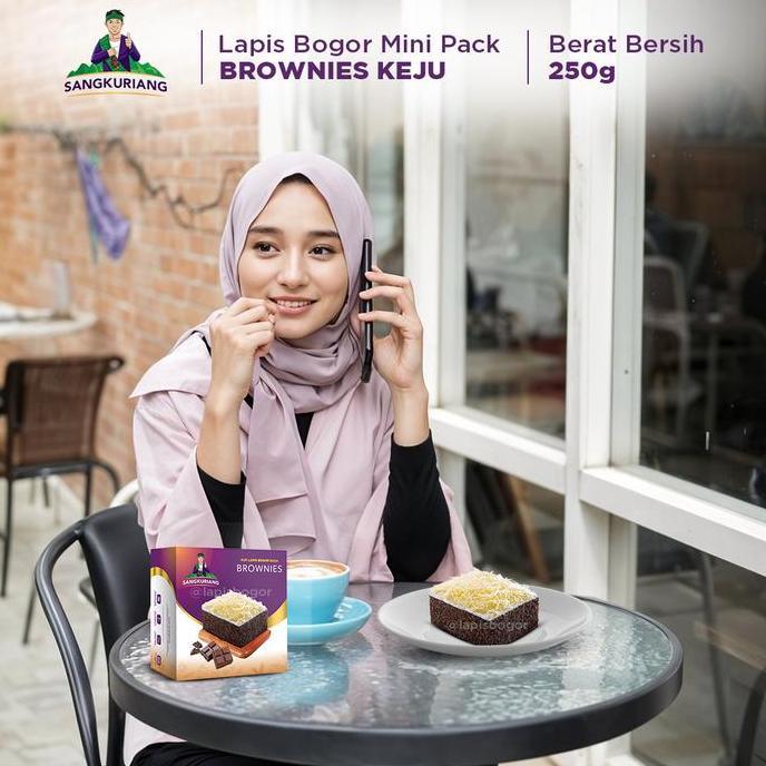 Cakeandcake- Sangkuriang - Lapis Bogor Brownies Keju - Mini Pack (250Gr)