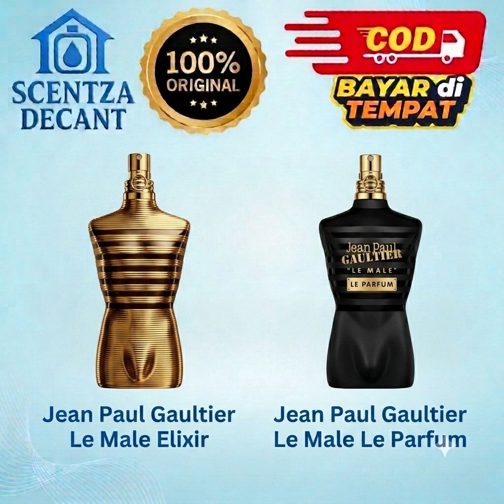 Decant JPG Elixir & JPG Le Male