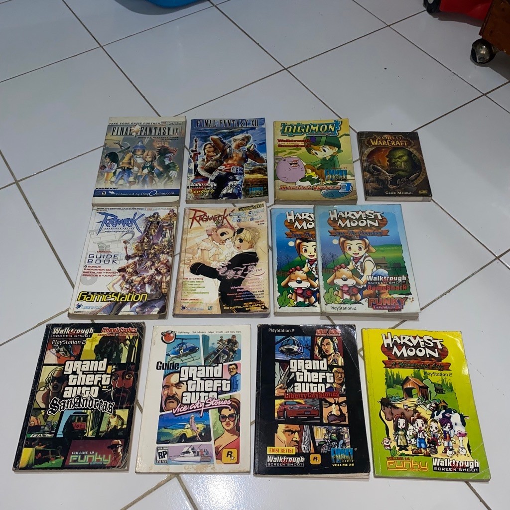 buku panduan game / game guide final fantasy and other