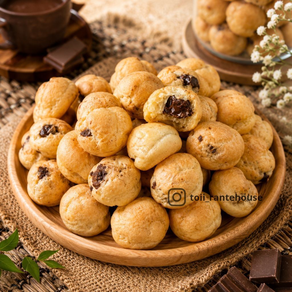 Sus Coklat Choco Choux Sus Kering Crispy