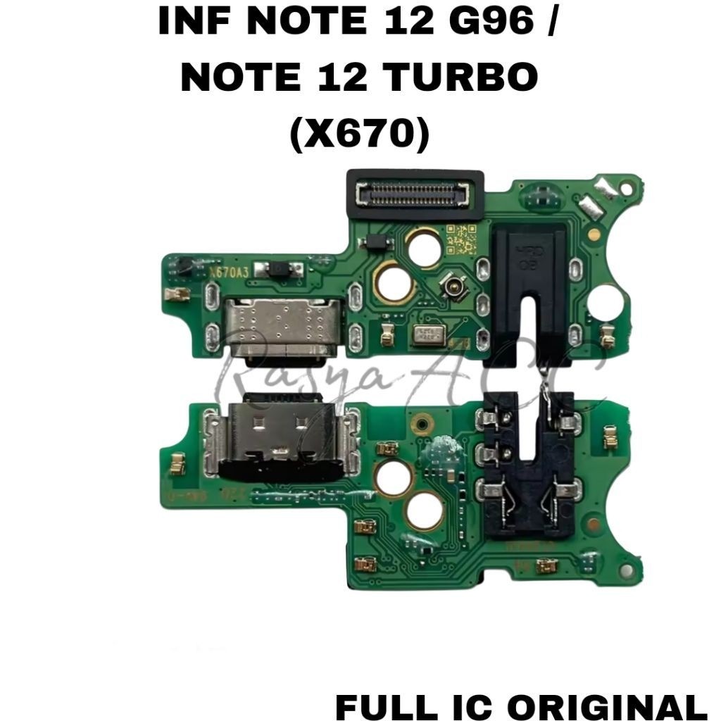 CONECTOR CAS ORI PAPAN CAS PCB CAS INFINIX NOTE 12 G96 / NOTE 12 TURBO (X670)