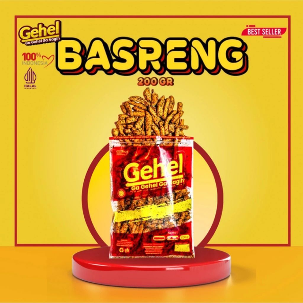 Basreng pedas gehel