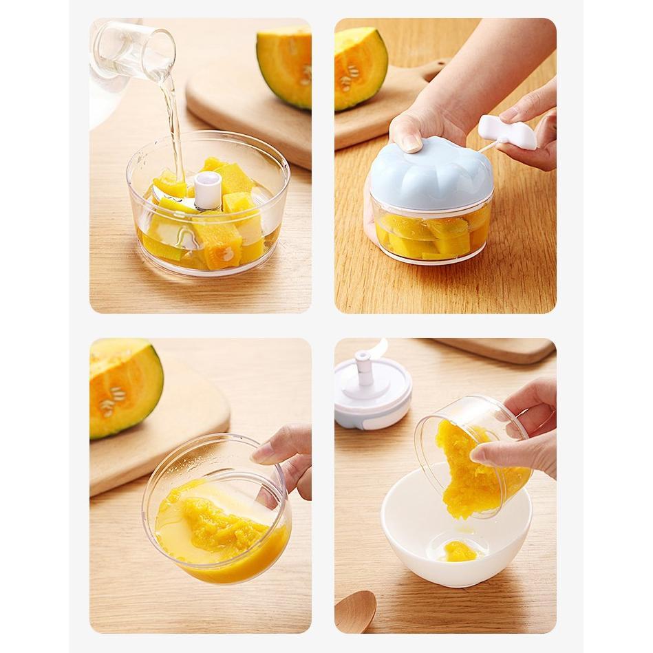 Big Promo Ad162 Alat Cincang Bawang Cabe Daging Manual Blender Mini Food Chopper