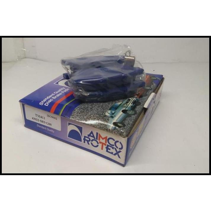 HOT DEAL AIMCO ROTEX TM411 BRAKE PADS BELAKANG  HONDA GENIO,JAZZ,CIELO,CITY03 
