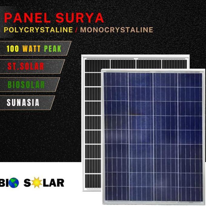 [+KAYU] PANEL SURYA 100WP 100 WP