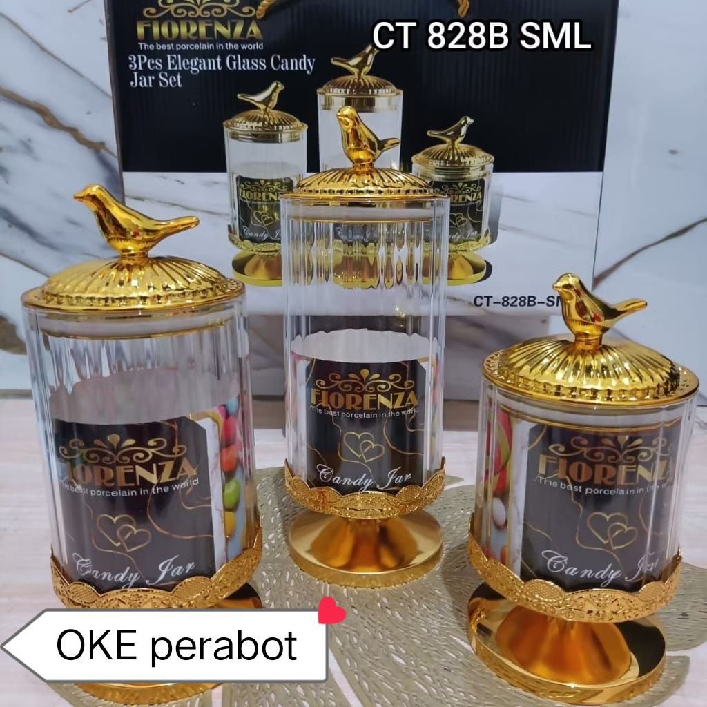 TOPLES KUE KACA TEBAL FIORENZA CT-828 SML