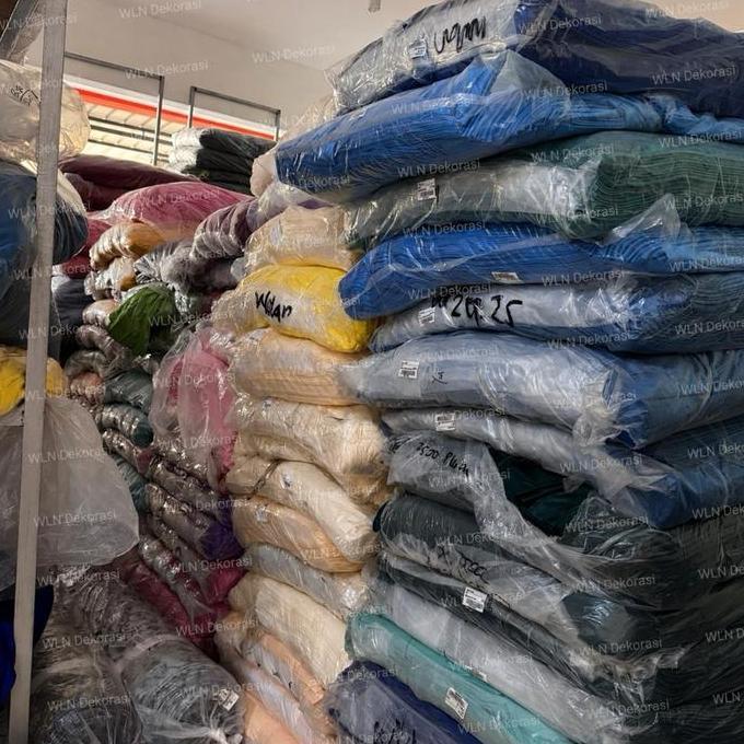 [Per Kilo] Kain Filamin Abutai/Kain Abutai/Kain Dekorasi Tenda/Kain Background