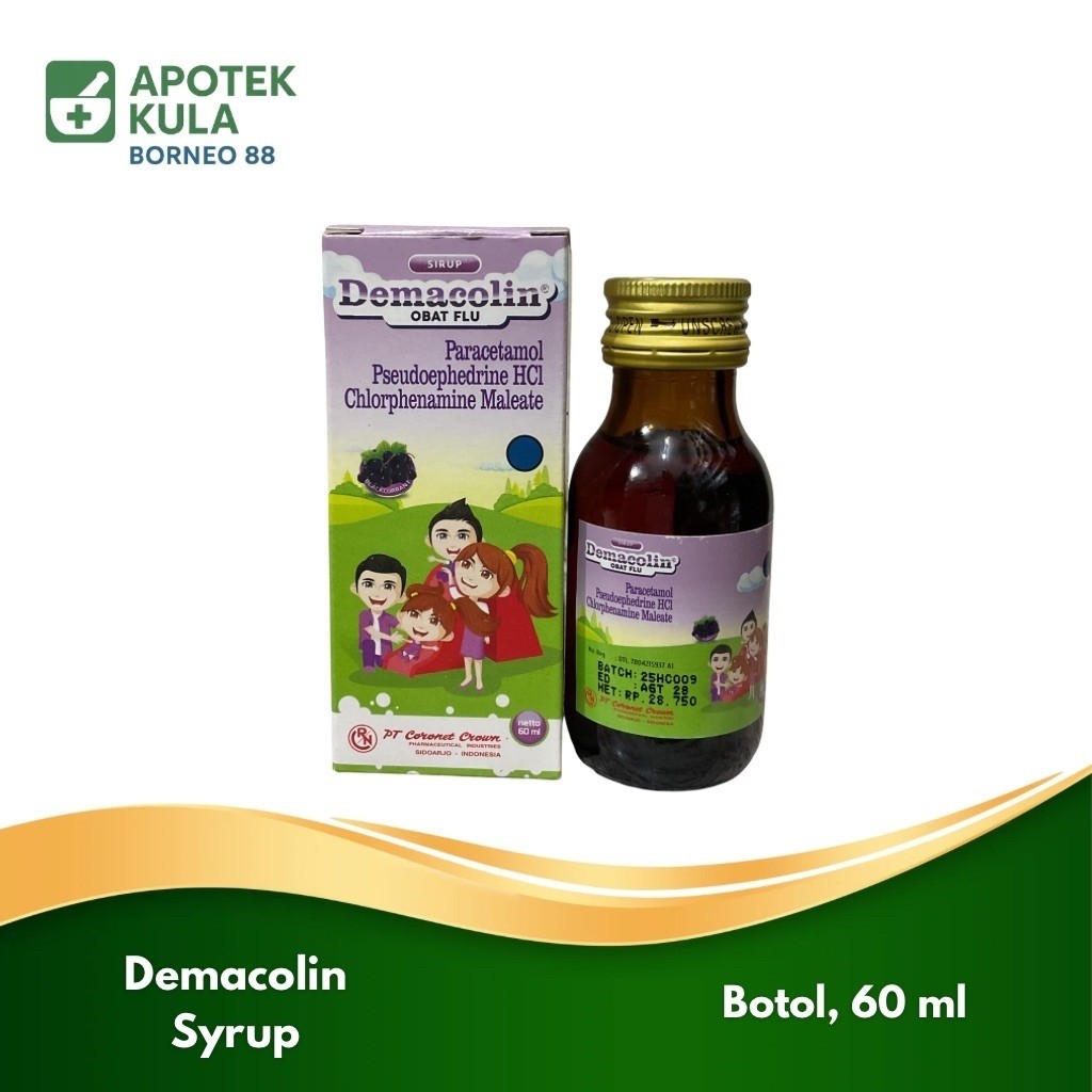 DEMACOLIN SIRUP 1 BOTOL @ 60 ML