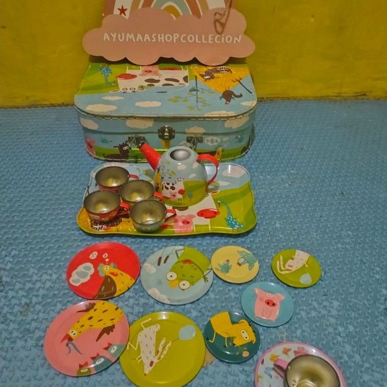 mainan tea set masakan preloved