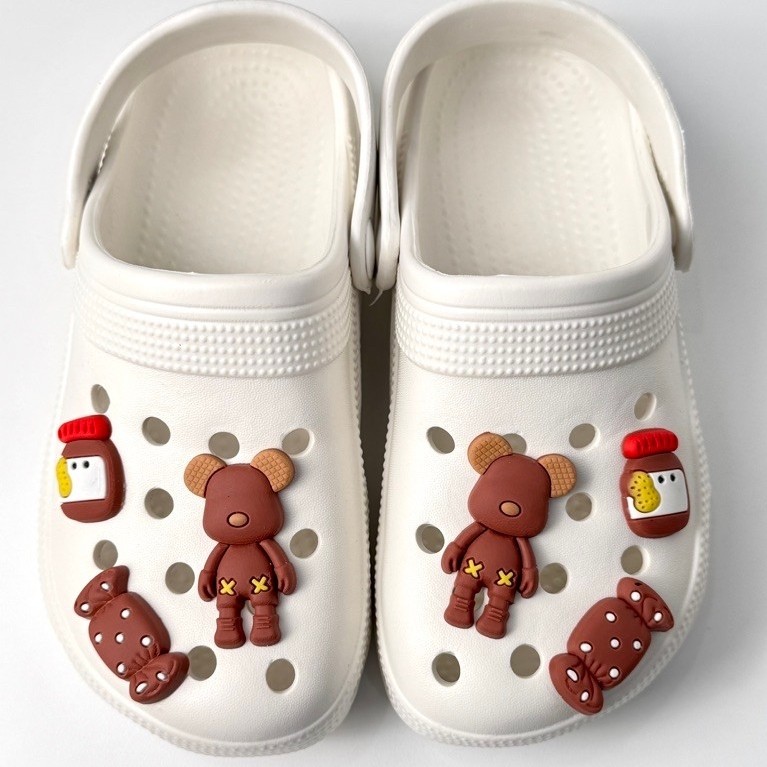 SANDAL ANAK KAWS PERMEN COKLAT OREO | BAHAN PREMIUM MEWAH SIMPLE VIRAL NEW PRODUCT