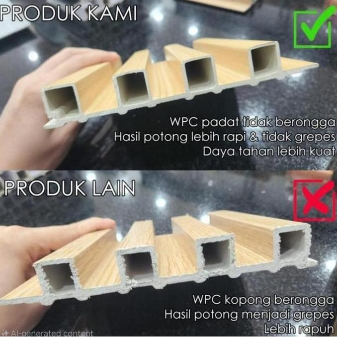 (Good) WALLPANEL WPC WALLPANEL PVC WALL PANEL KAYU DEKORASI DINDING WOOD PANEL INDOOR OUTDOOR
