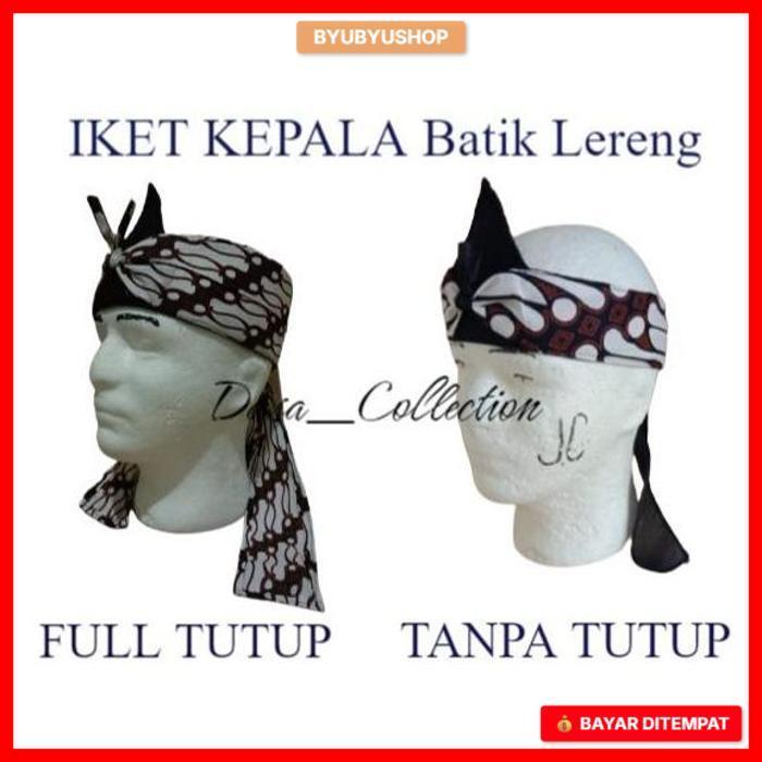 Iket Kepala Sunda Motif Lereng - Blangkon Sunda Dan Jawa Motif Lereng - Termurah Udeng Lereng Barong