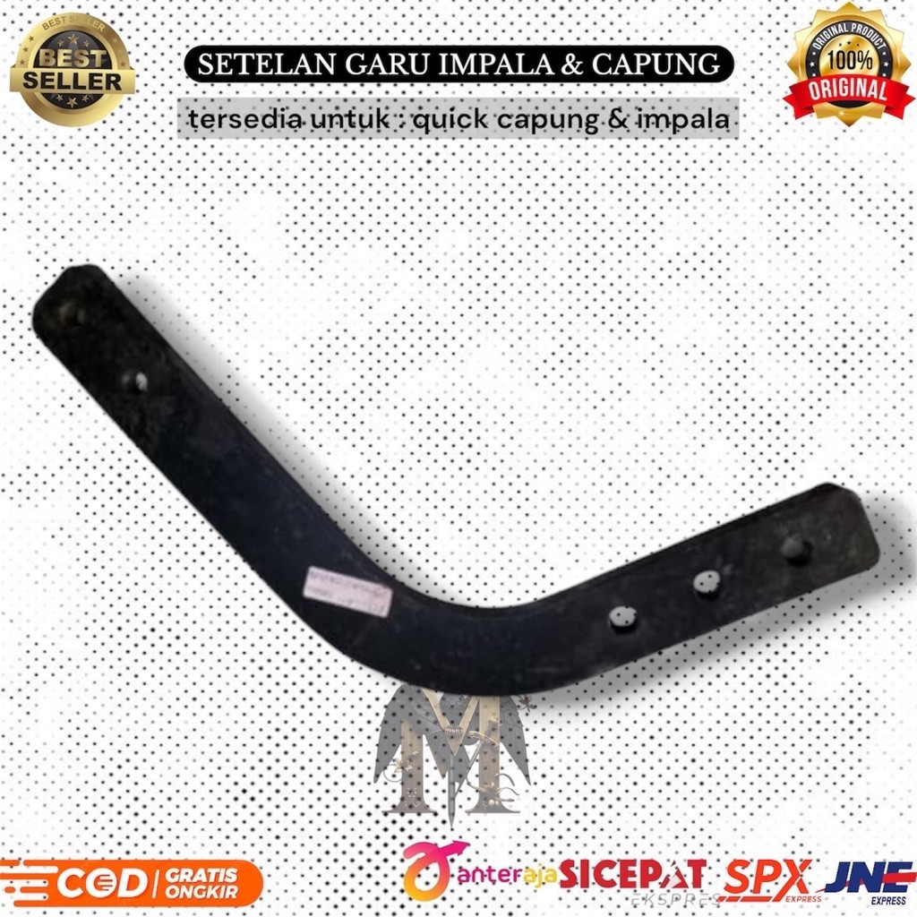 Setelan Garu Traktor Quick Impala-Capung Original Heavy Duty Setelan Dudukan Garu  Bahan Besi Baja P