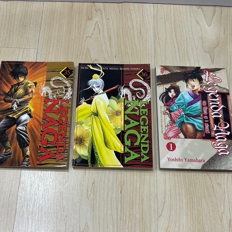 Preloved Mulus Komik Legenda Naga & Legenda Naga III Manga