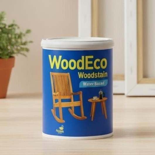 TERBARU - LENKOTE Politur WoodStain Woodeco Vernis Kayu Wood Stain Eco1 Lt Liter