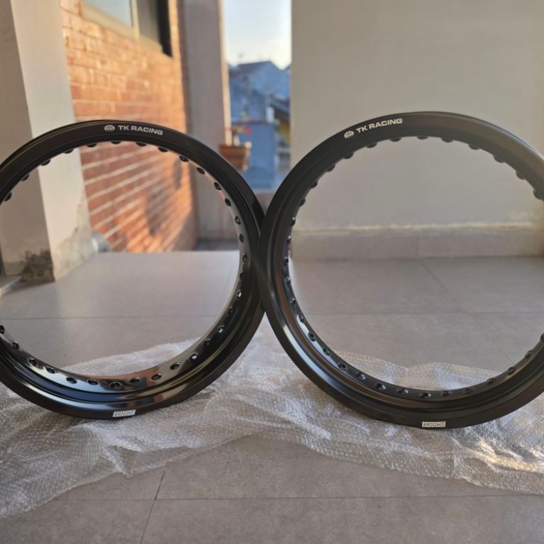 TK RACING Bright Ring 17 Inch, lebar 300-425 mm. Hitam Original