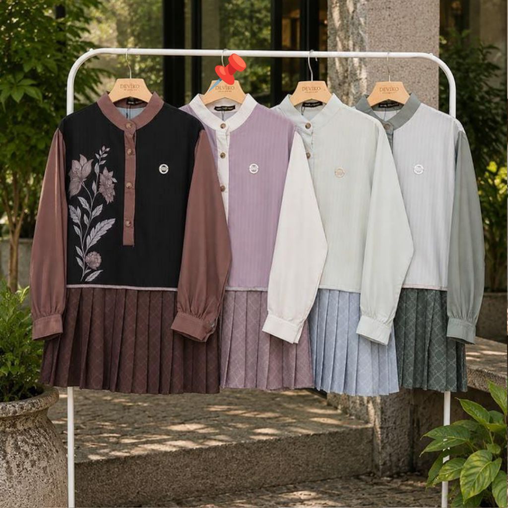 Atasan Deviko Blus Wanita Busui Casual Kerja