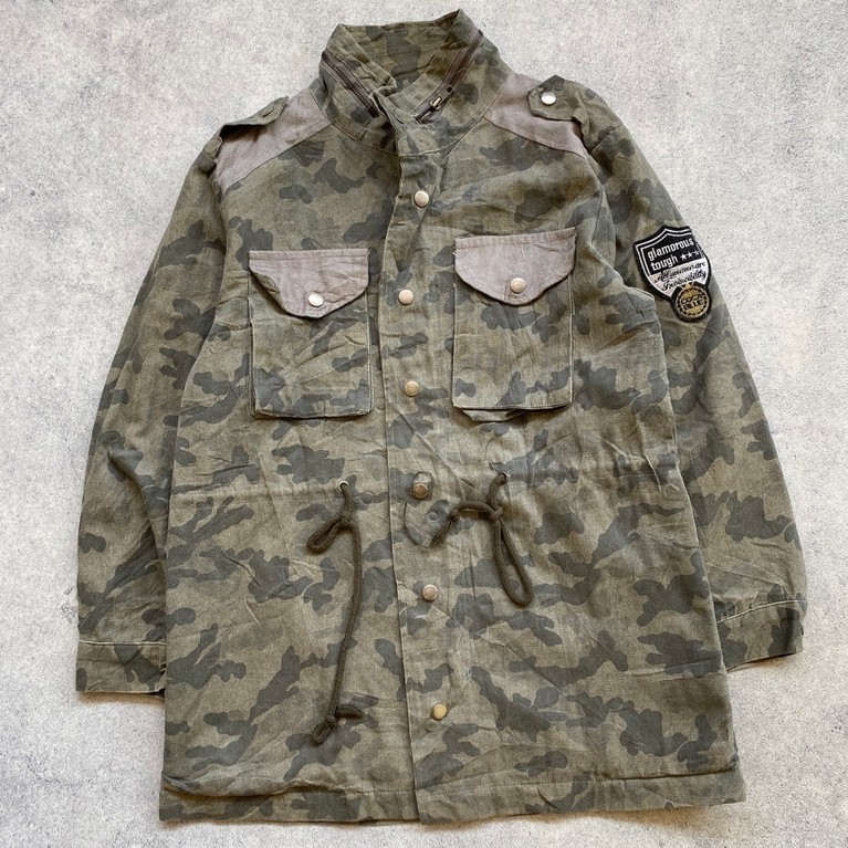 Jacket Parka M65 Canvas army camo