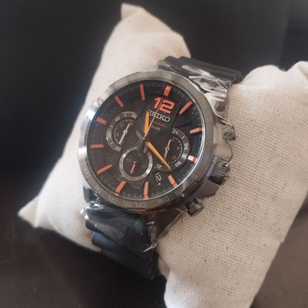 Jam Tangan Original Seiko Chrono Quartz SSB351 SSB351P1 New
