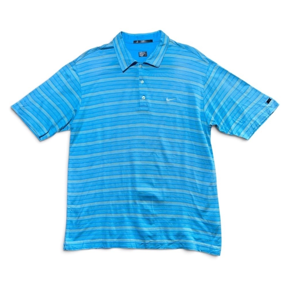 Nike Tiger Woods Golf Stripe Polo Shirt
