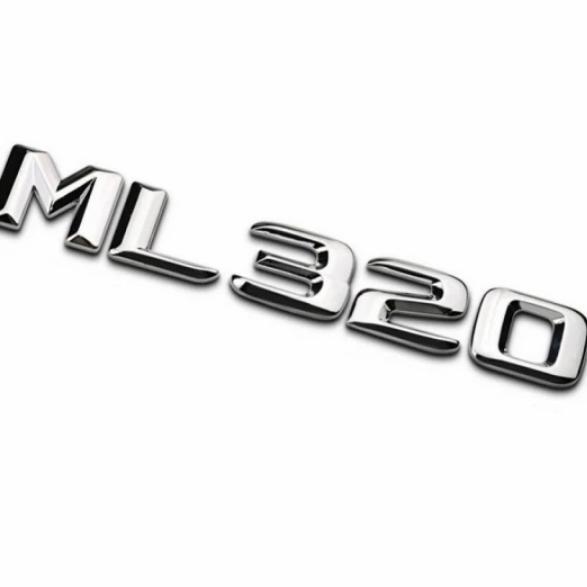 HARGA SAHABAT - Emblem mercedes benz tulisan ML320 emblem bagasi ML320