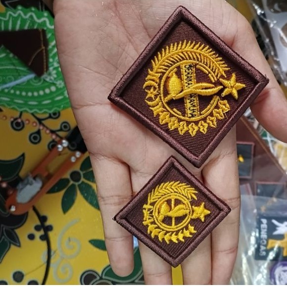 Bordir Tunas Pramuka Timbul