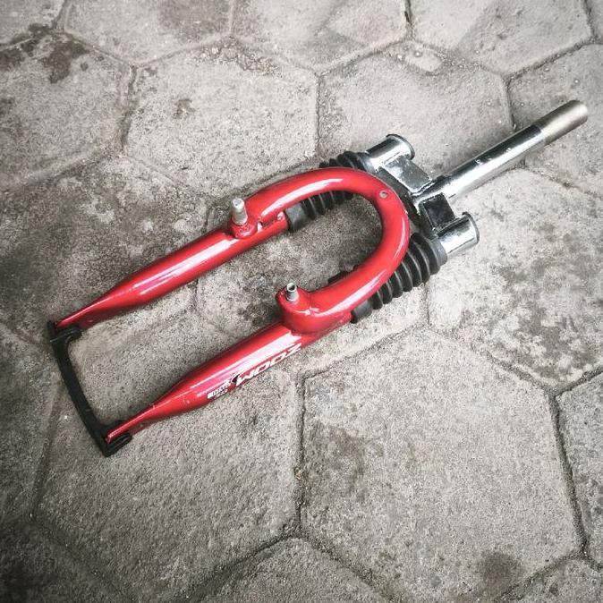 Fork Sepeda 20 Inchi Lipat Bmx Standart 25.4 Drat Zoom Escape 327 Suspensi Roda 20 V Brake