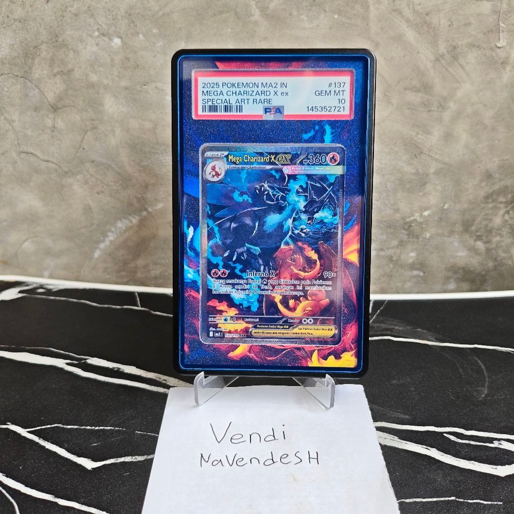 charizard X ex / charizard SAR PSA 10. indo