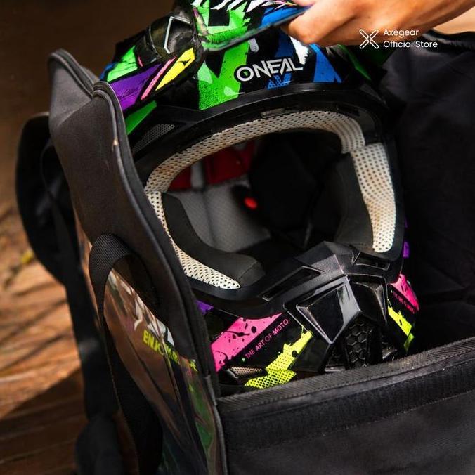 Evacost - Tas Helm - Axegear Helm Bag Moto Sport Enduro Touring