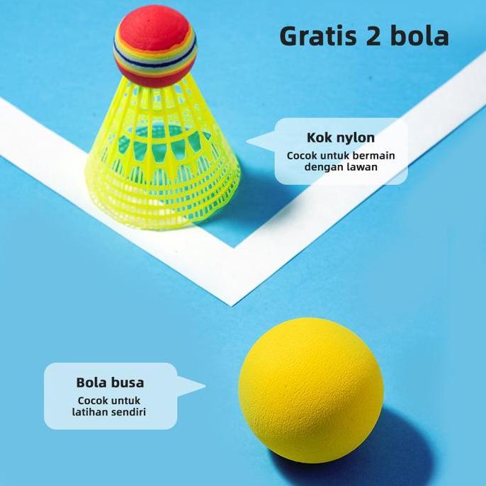 Mona- Agnite Raket Bulutangkis Anak / Children Bton Racket Raket Bulu Tangkis Mini Mainan Anak Ft409