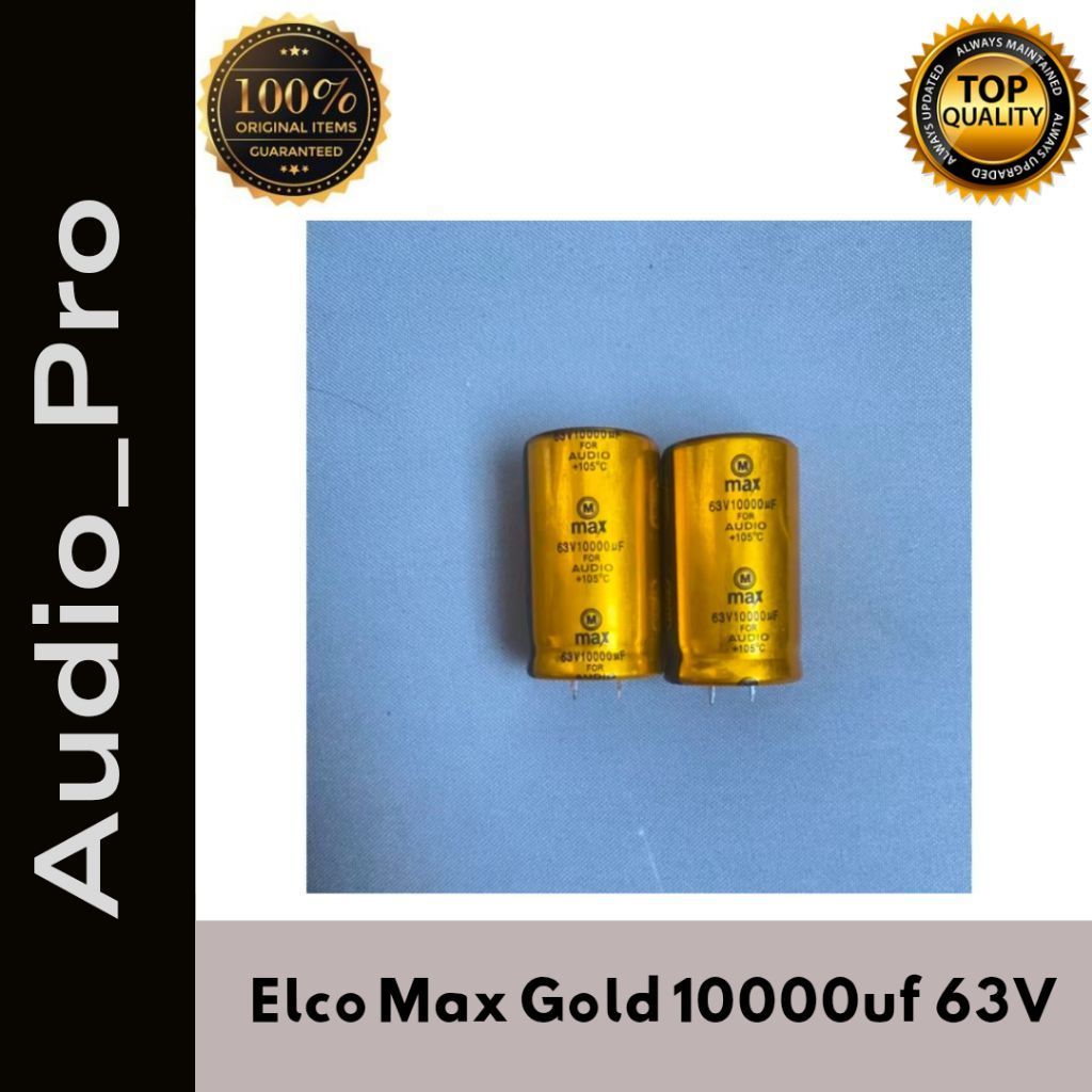 Capasitor Elco Max Gold 10000uf 63v Kapasitor Elco Gold Max 10000uf 63v